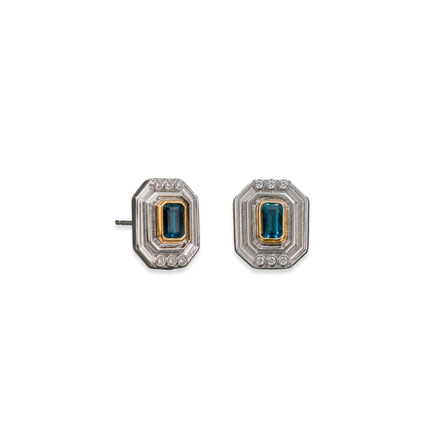 Blue Topaz Earrings