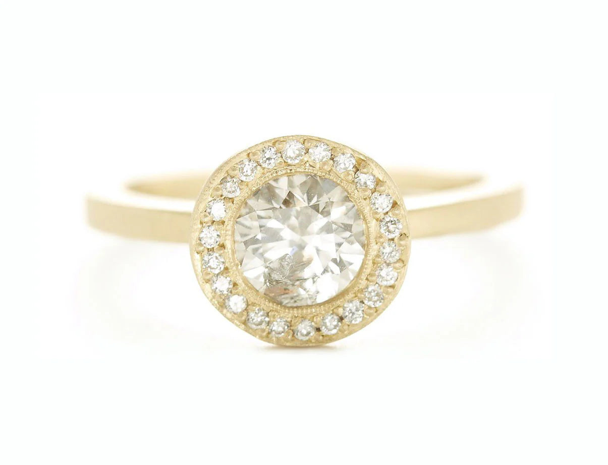 Jennifer Dawes The Haloed Round Diamond Ring