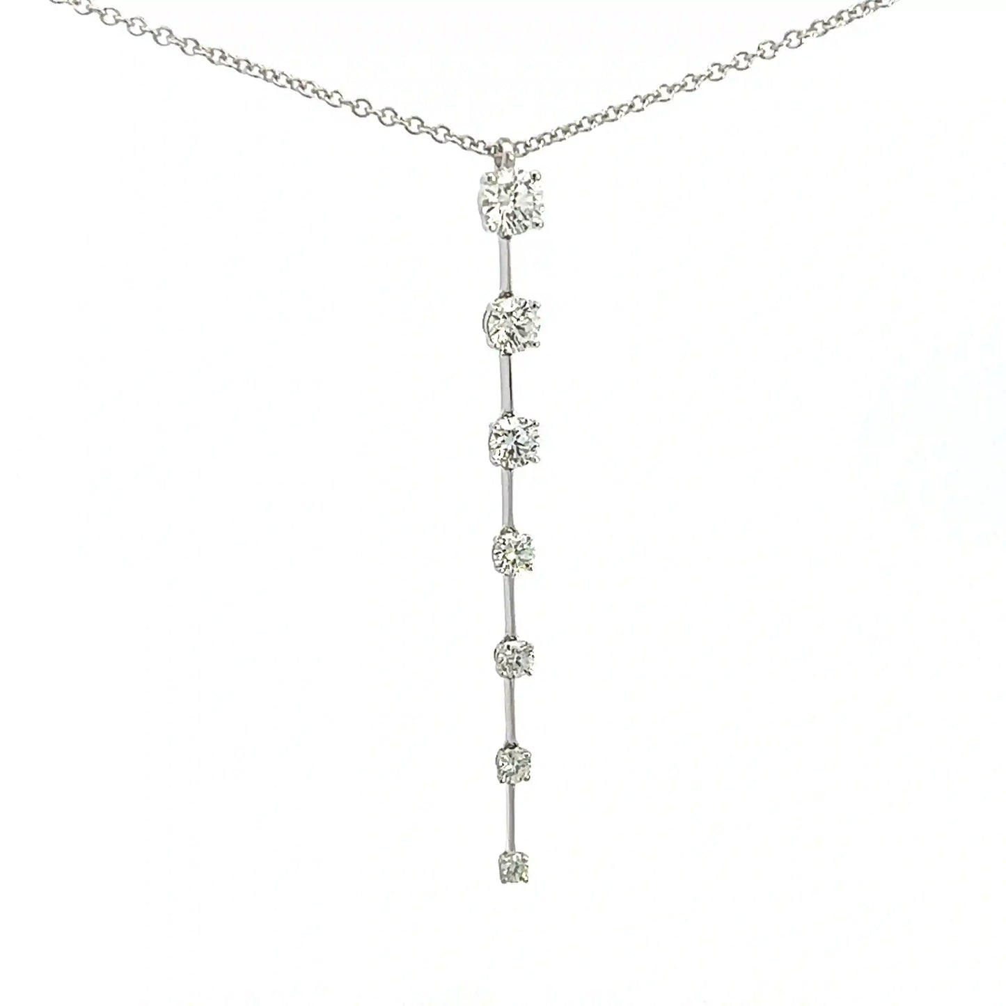 Diamond Bar Necklace