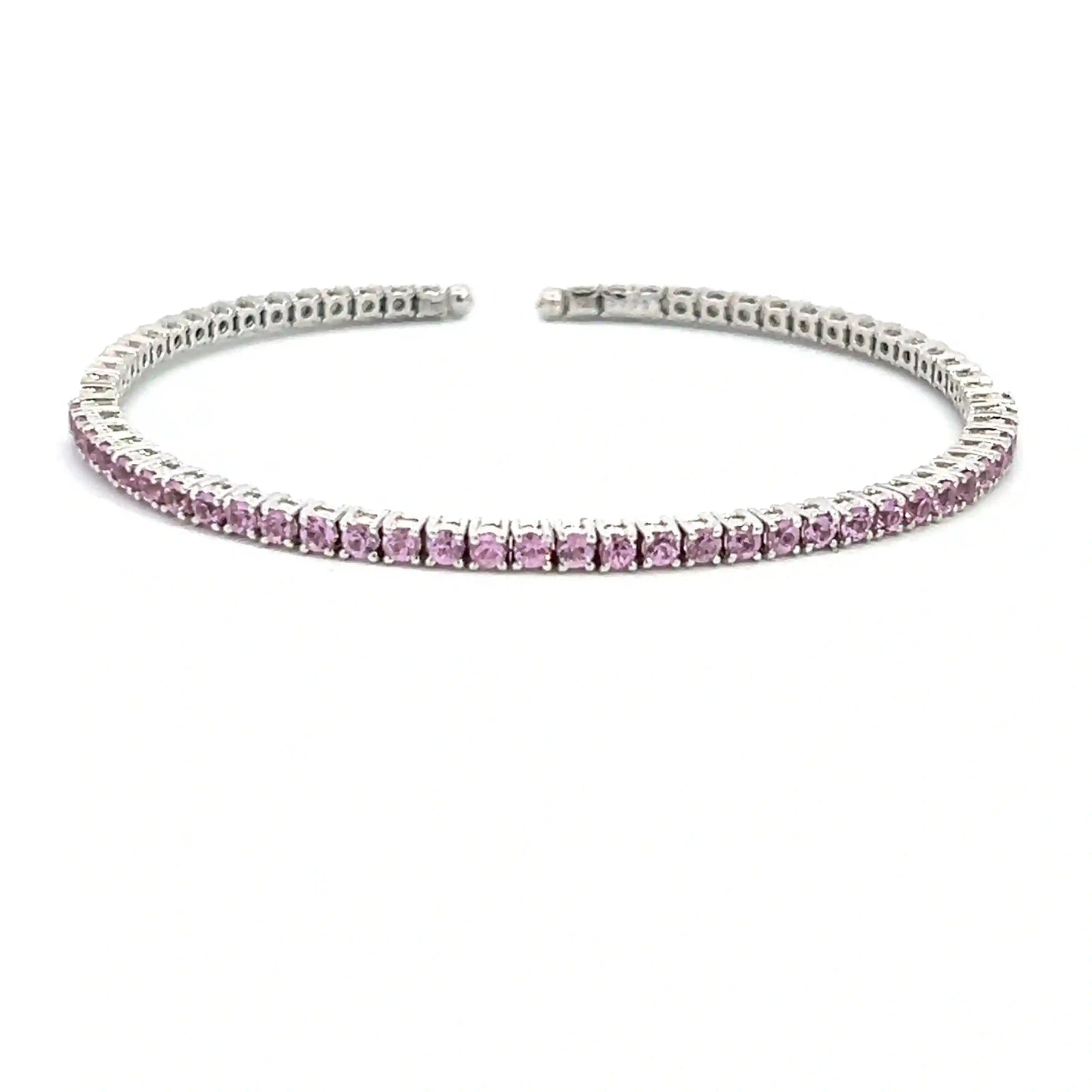 Pink Sapphire Flex Bracelet