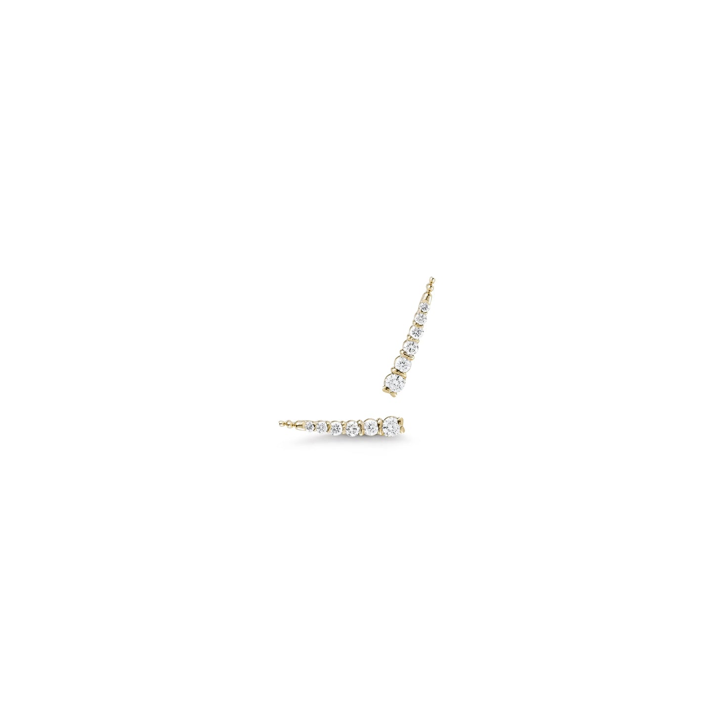 Gold Mini Luna Ear Climbers