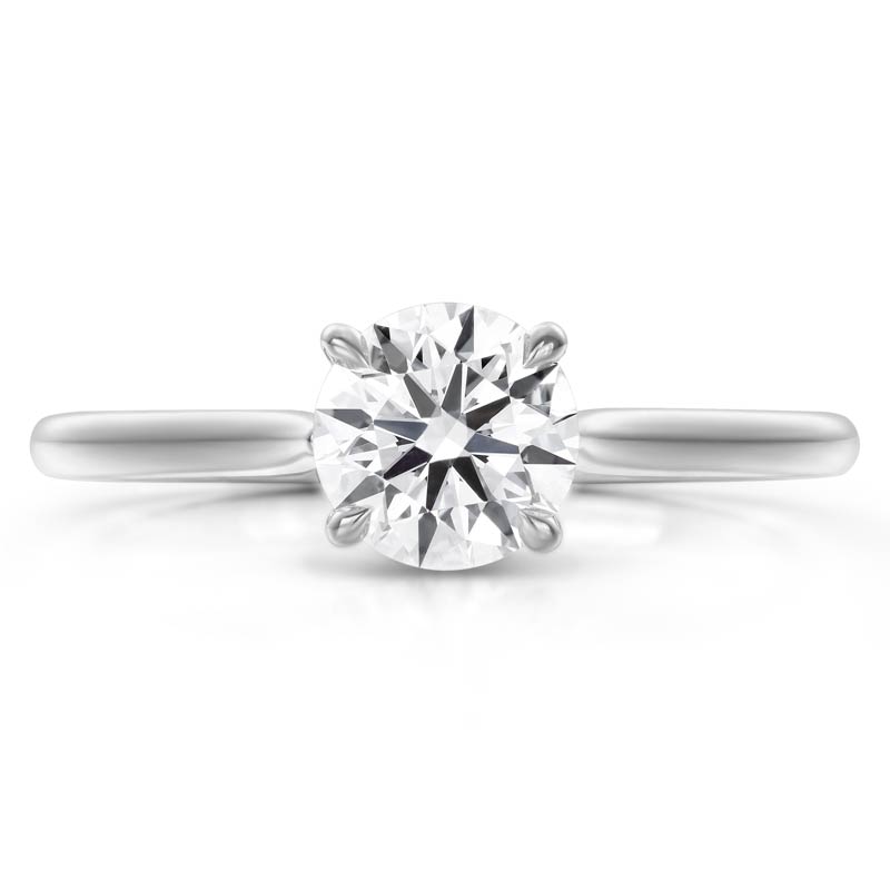 platinum diamond Vela engagement ring
