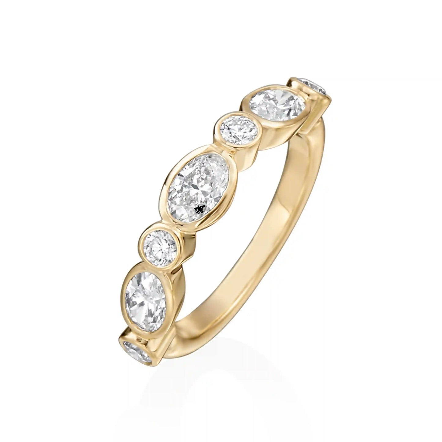 Gumuchian Marbella Diamond Half Way Band