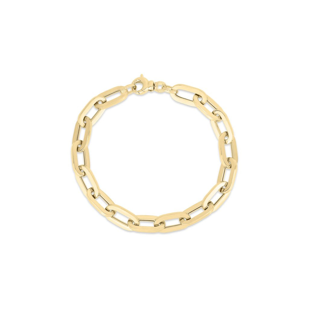 Heavy Gauge Paperclip Link Bracelet