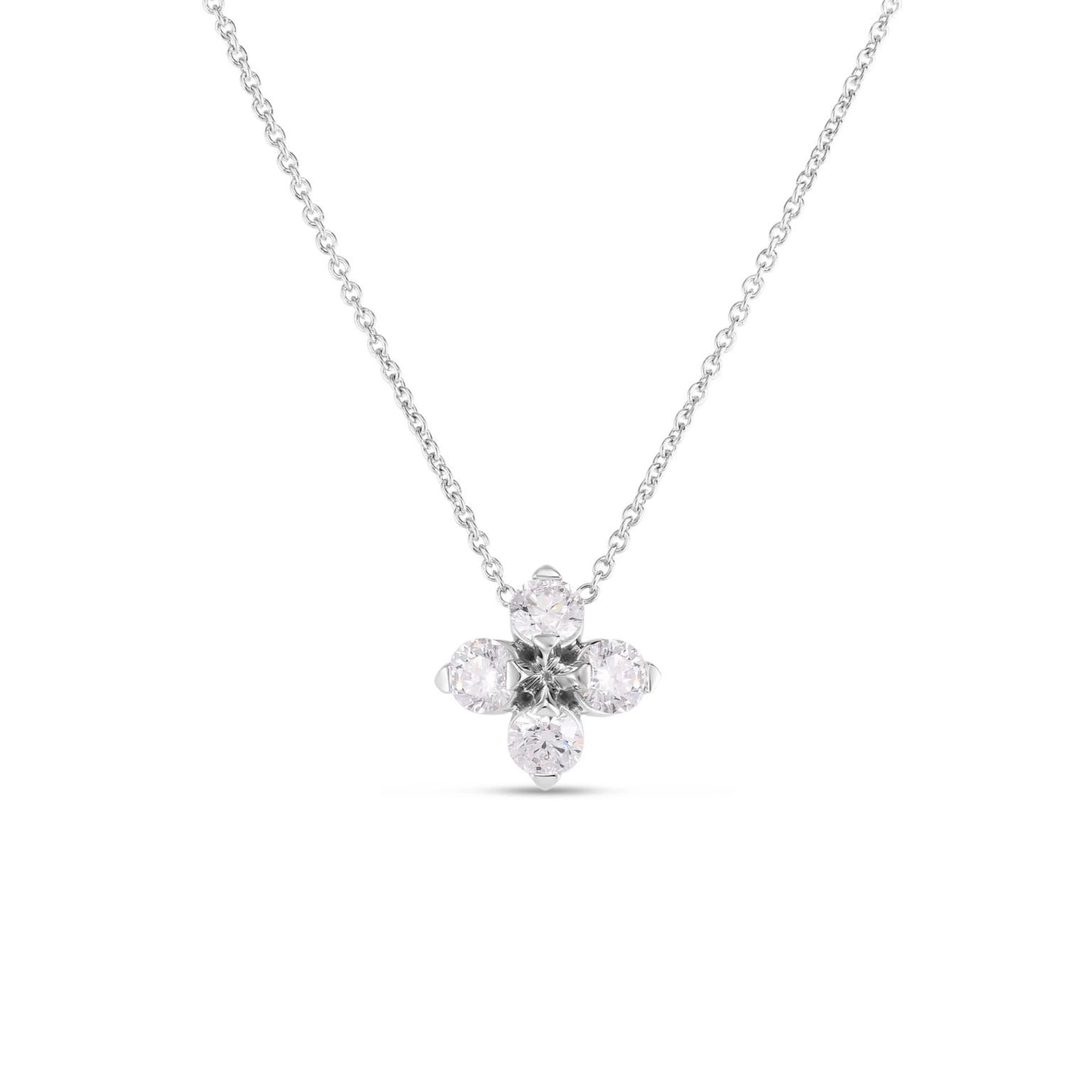 Verona Diamond Flower Pendant