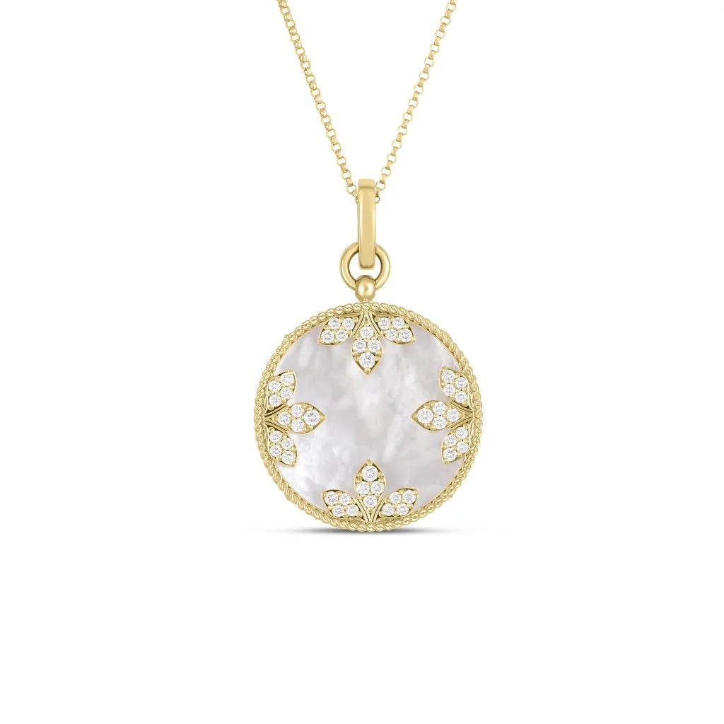 Diamond & Mother of Pearl Necklace