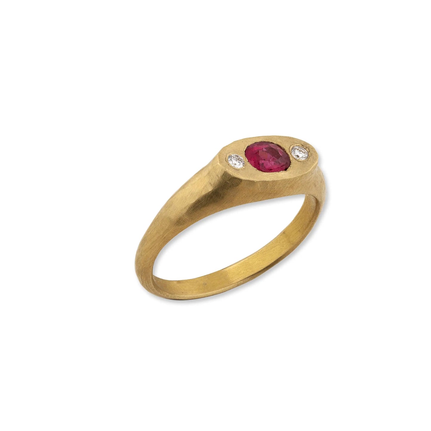 Red Sinel & Diamond Ring