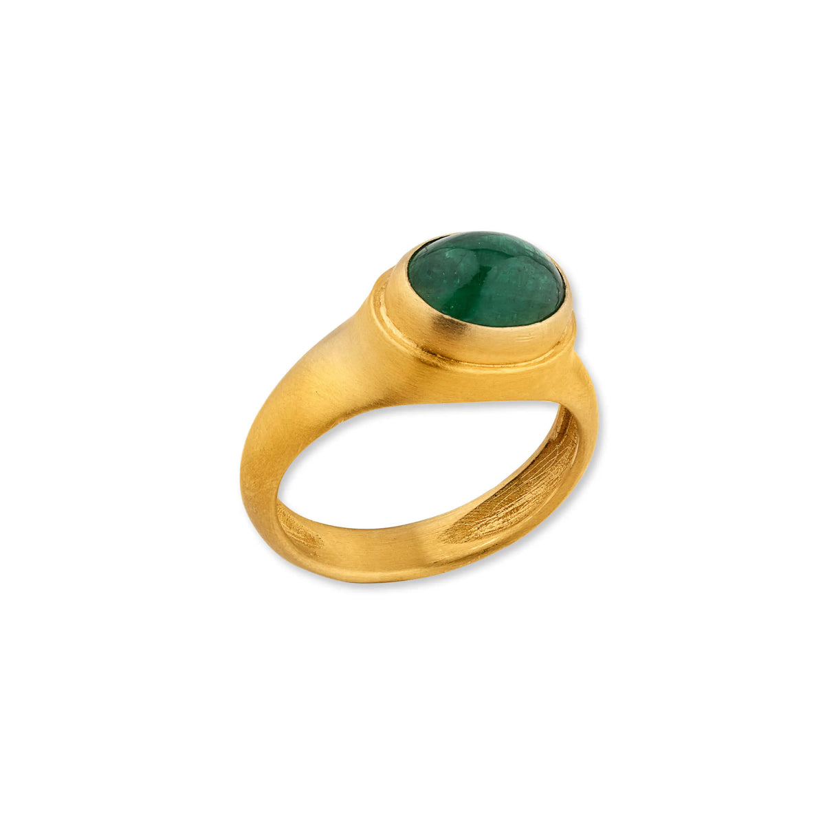 Oval Emerald Ring