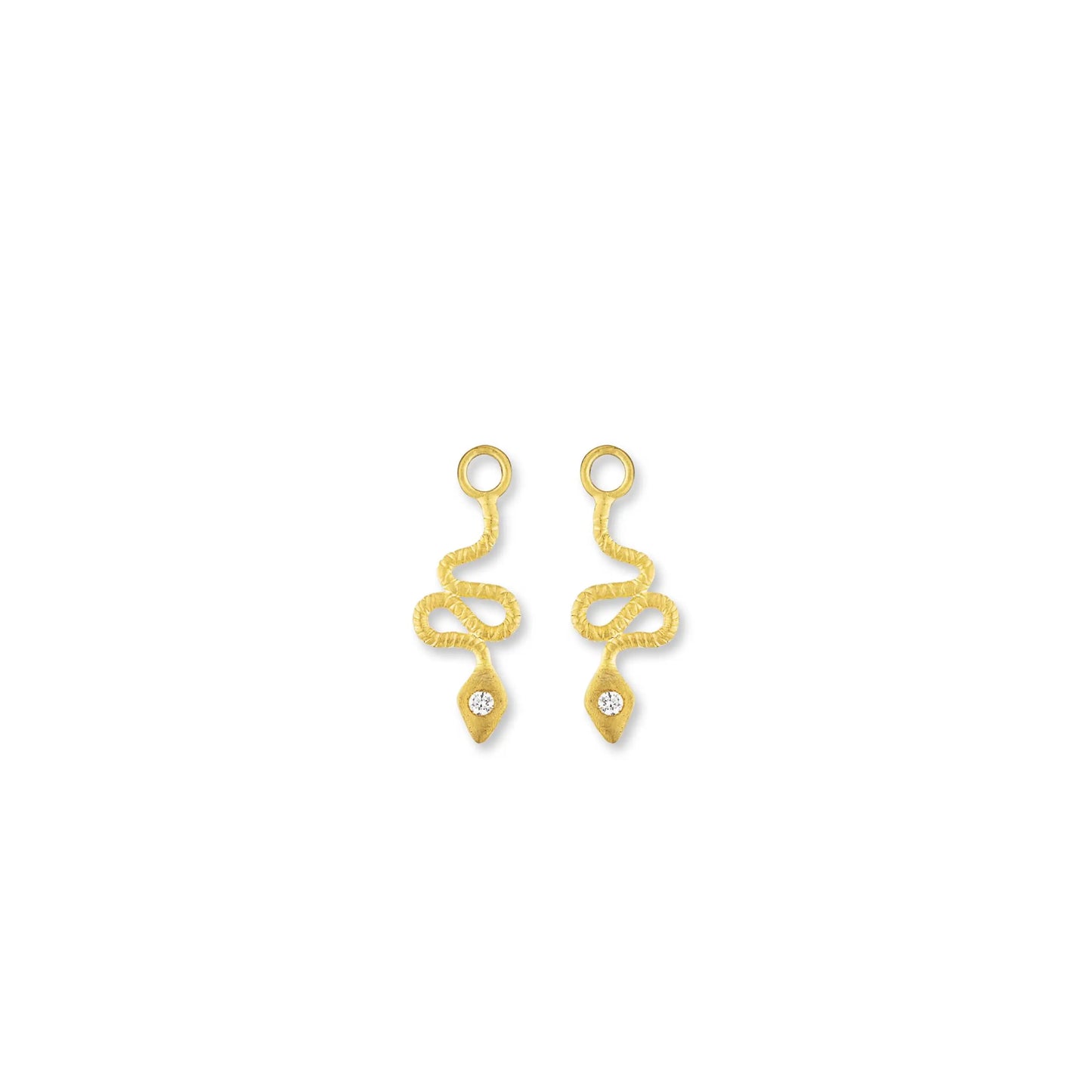 Gold Snake Ear Charms
