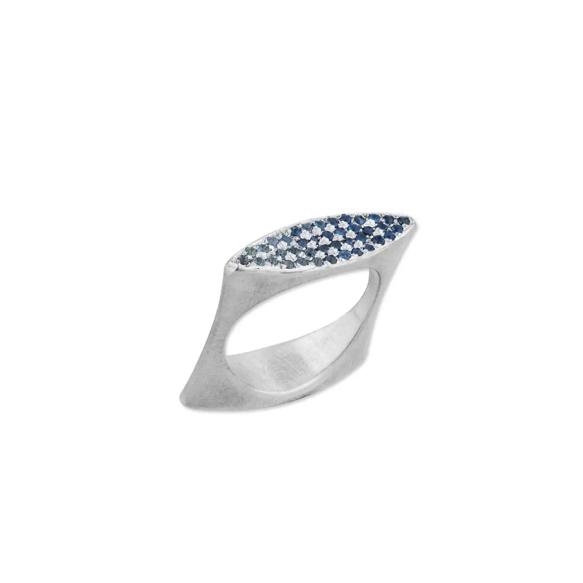 Sapphire Flipper Ring