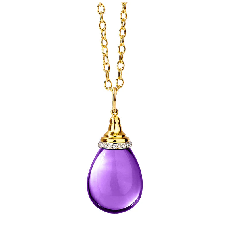 Amethyst Mogul Drop Pendant