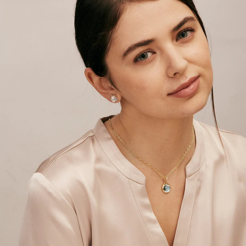 Blue Topaz Necklace