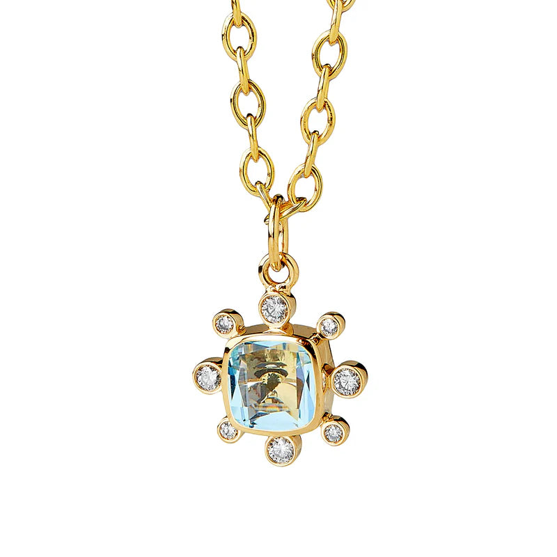 Gem & Diamond Pendant