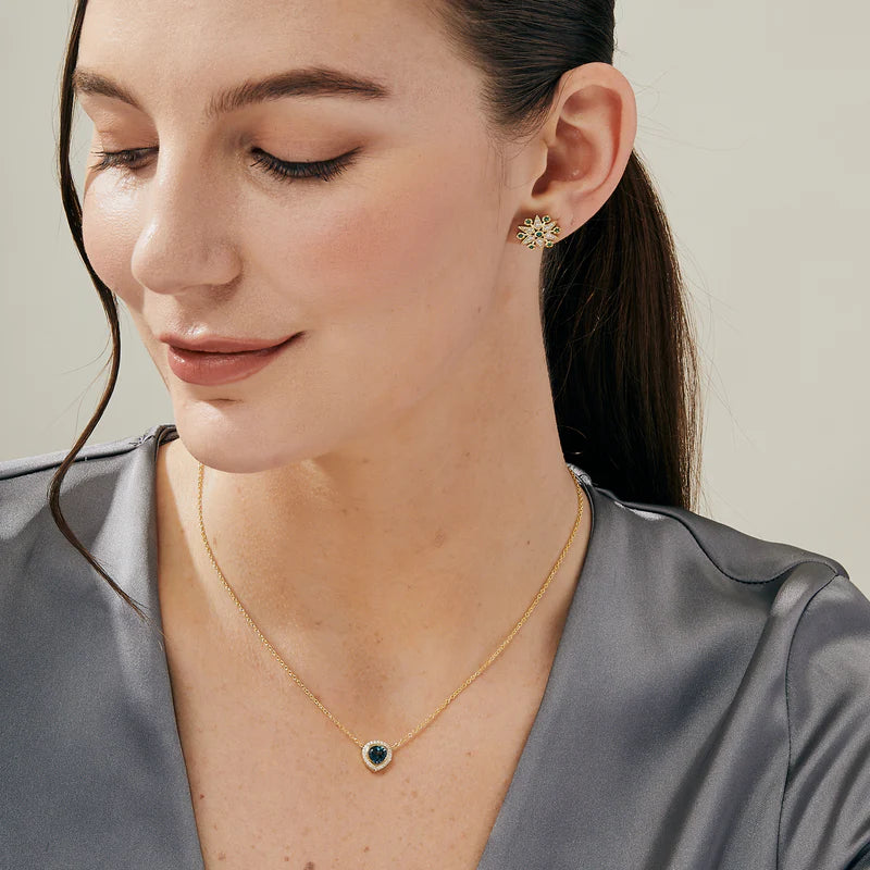 Blue Topaz Necklace