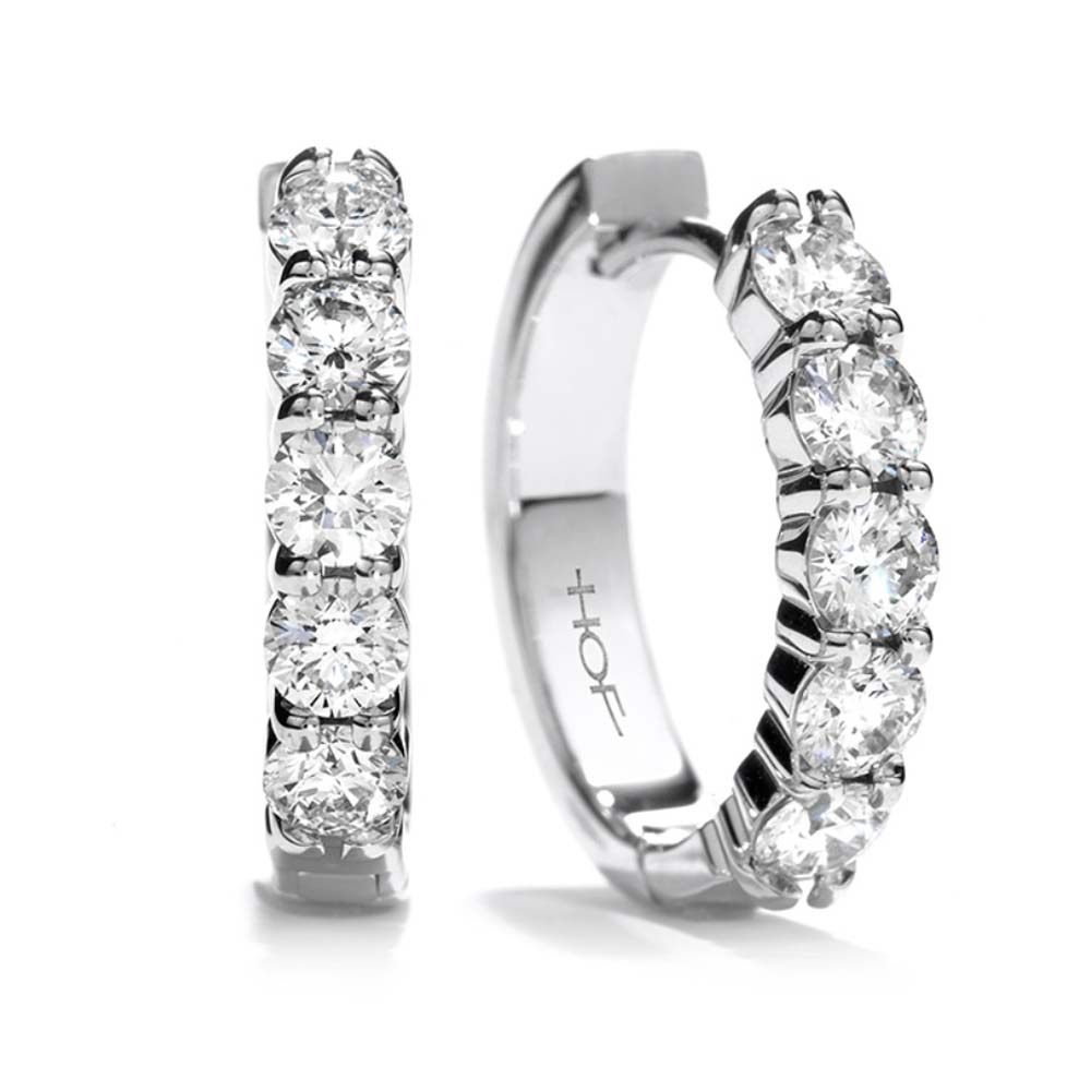 White Gold Diamond Mini Hoop Earrings