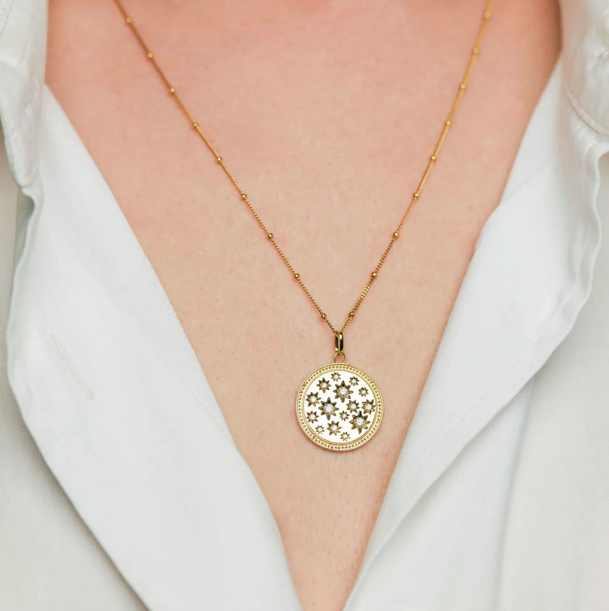 White Diamond Pendant