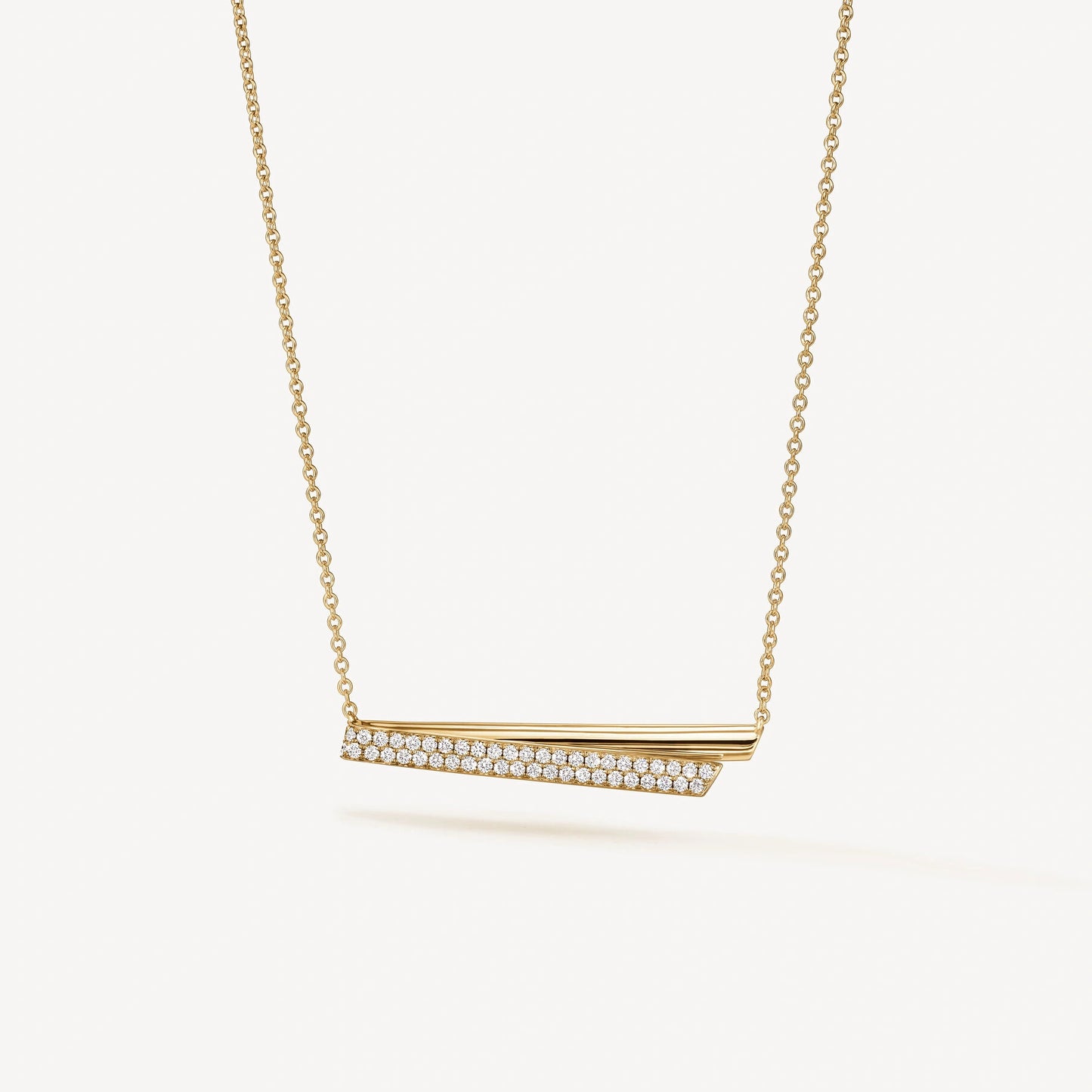 Diamond Flip Pendant Necklace