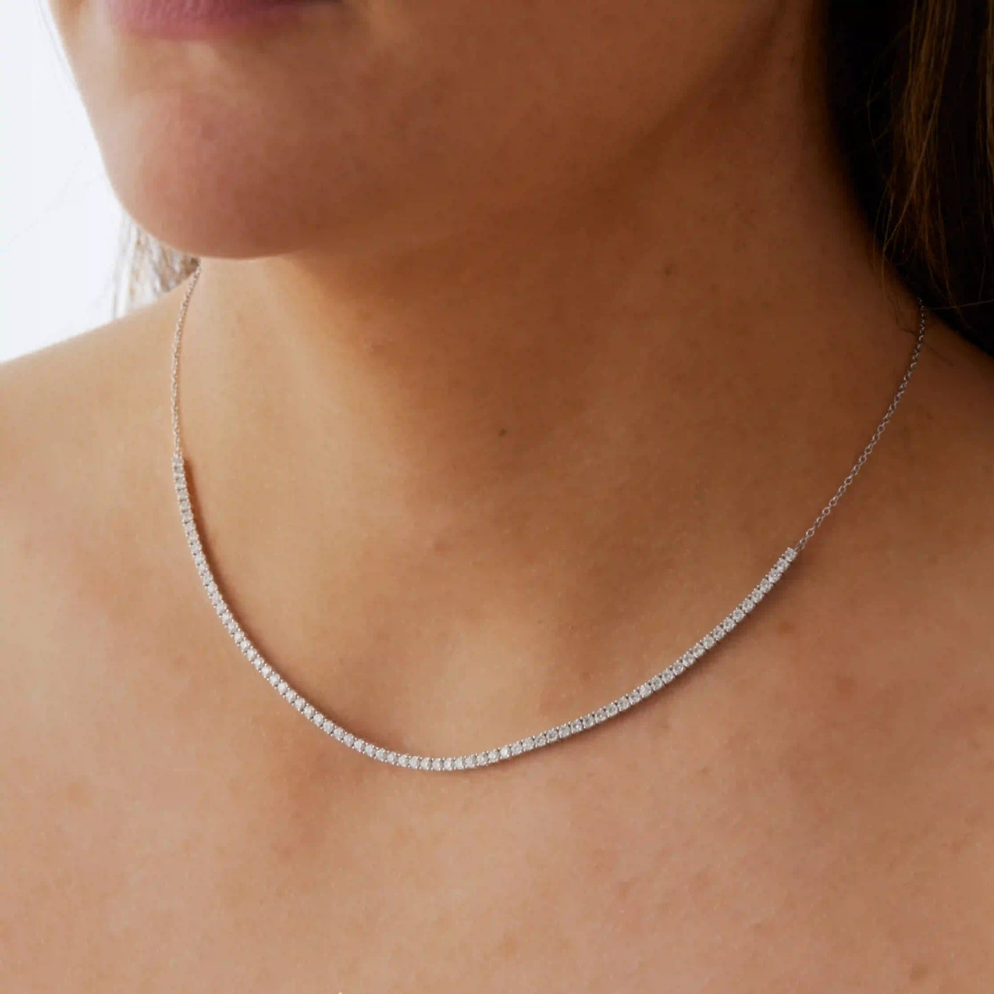 Half Line Necklace