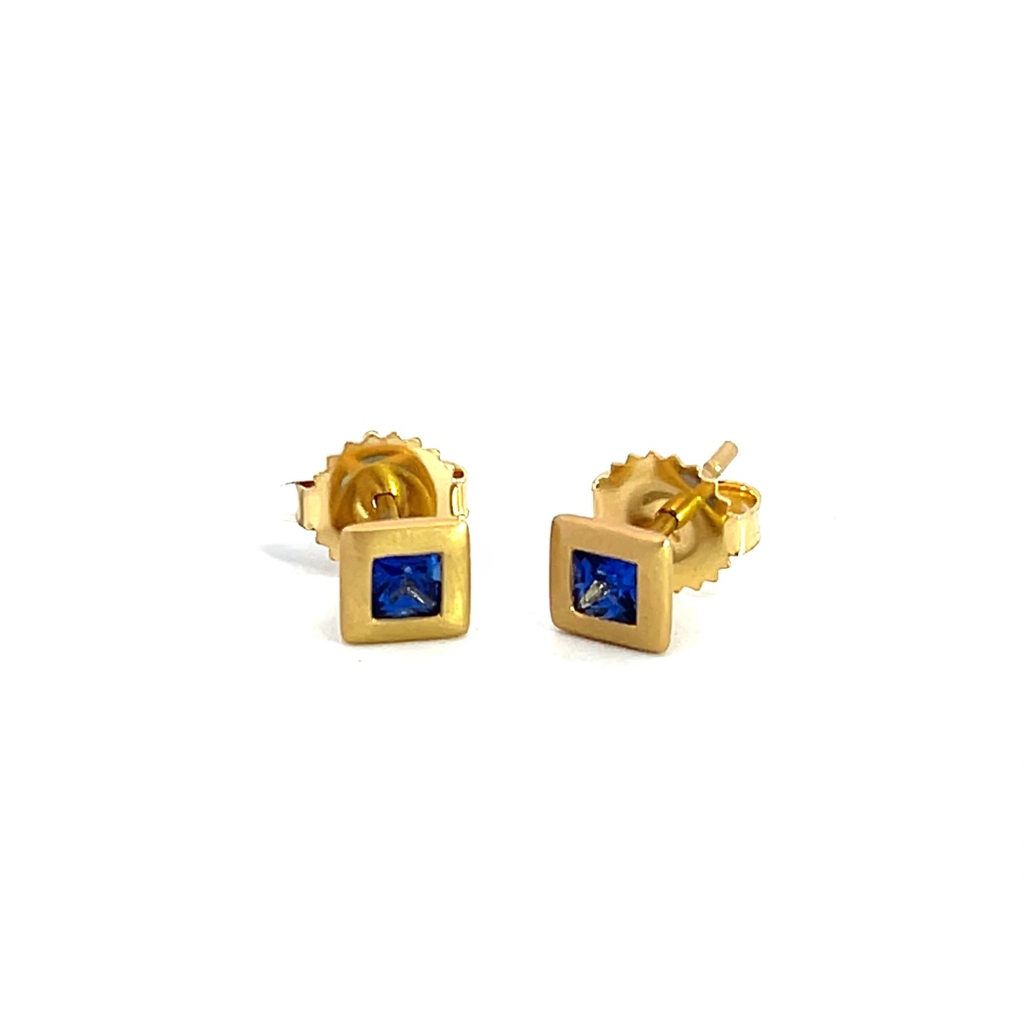Blue Sapphire Earrings