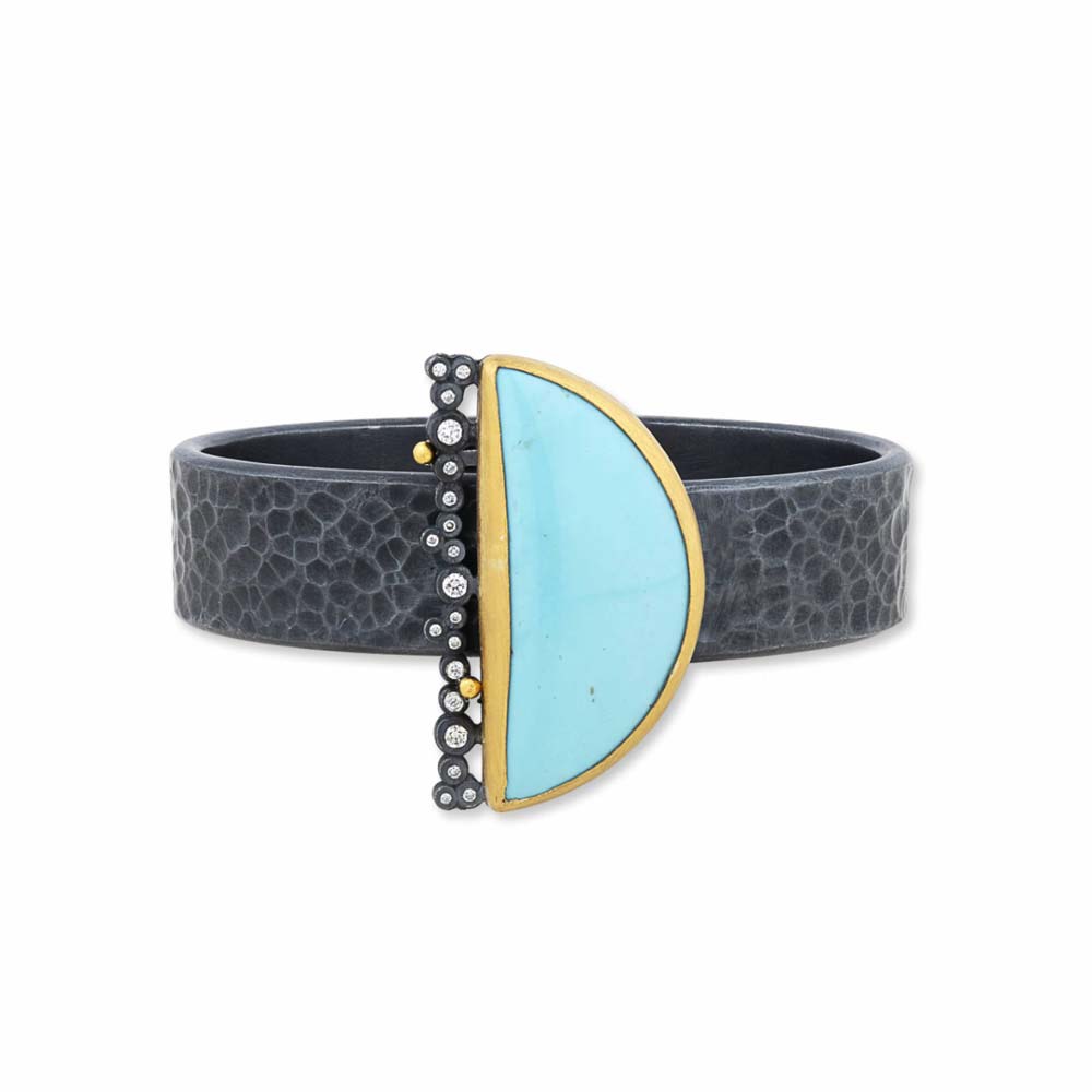 Gold and Turquoise Ring