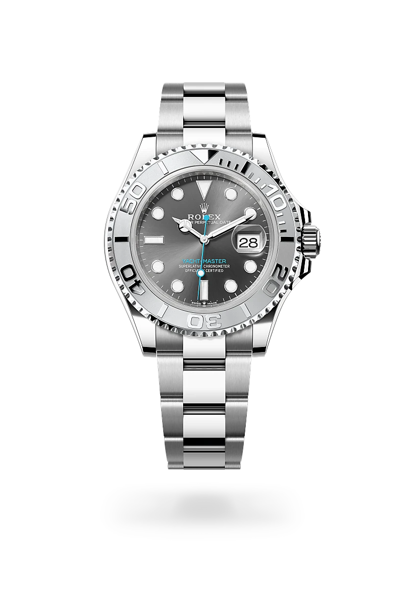 Rolex Yacht-Master in Rolesium - combination of Oystersteel and platinum, M126622-0001 - Walters & Hogsett