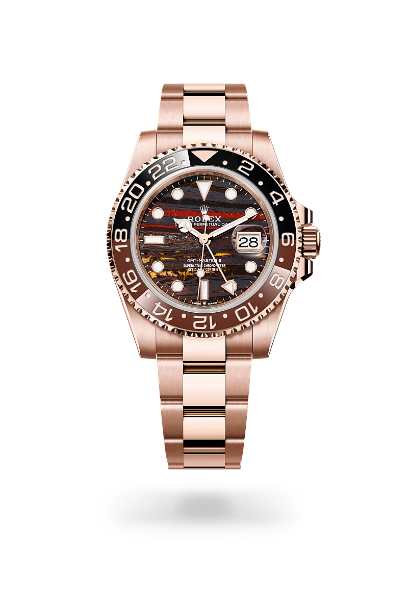 Rolex GMT-Master II in 18 kt Everose gold, M126715CHNR-0002 - Walters & Hogsett