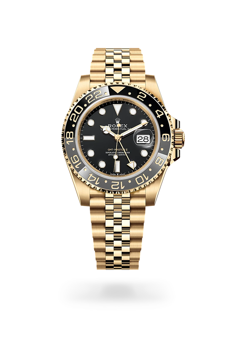 Rolex GMT-Master II in 18 kt yellow gold, M126718GRNR-0001 - Walters & Hogsett