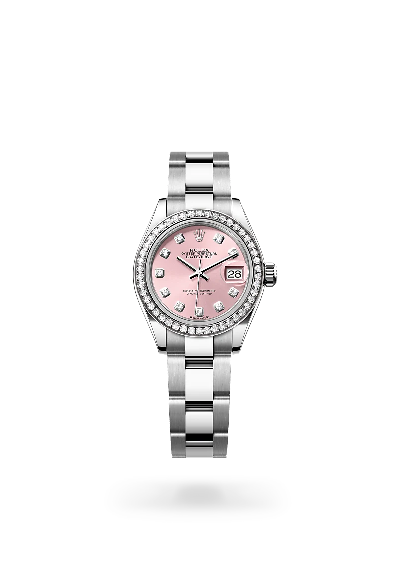Rolex Lady-Datejust in White Rolesor - combination of Oystersteel and white gold, M279384RBR-0004 - Walters & Hogsett