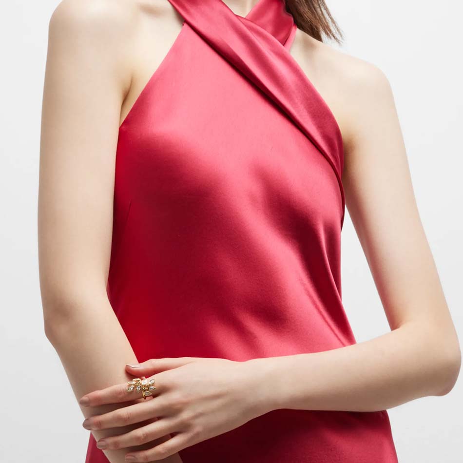 Pear-Shaped Diamond Ring