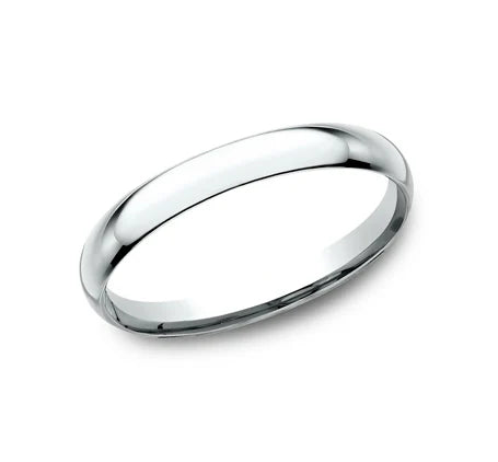 Benchmark 2mm Platinum Light Comfort-Fit Band