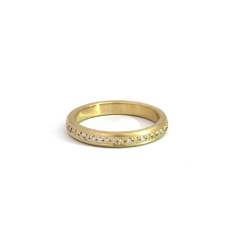 Yellow Gold Diamond Band