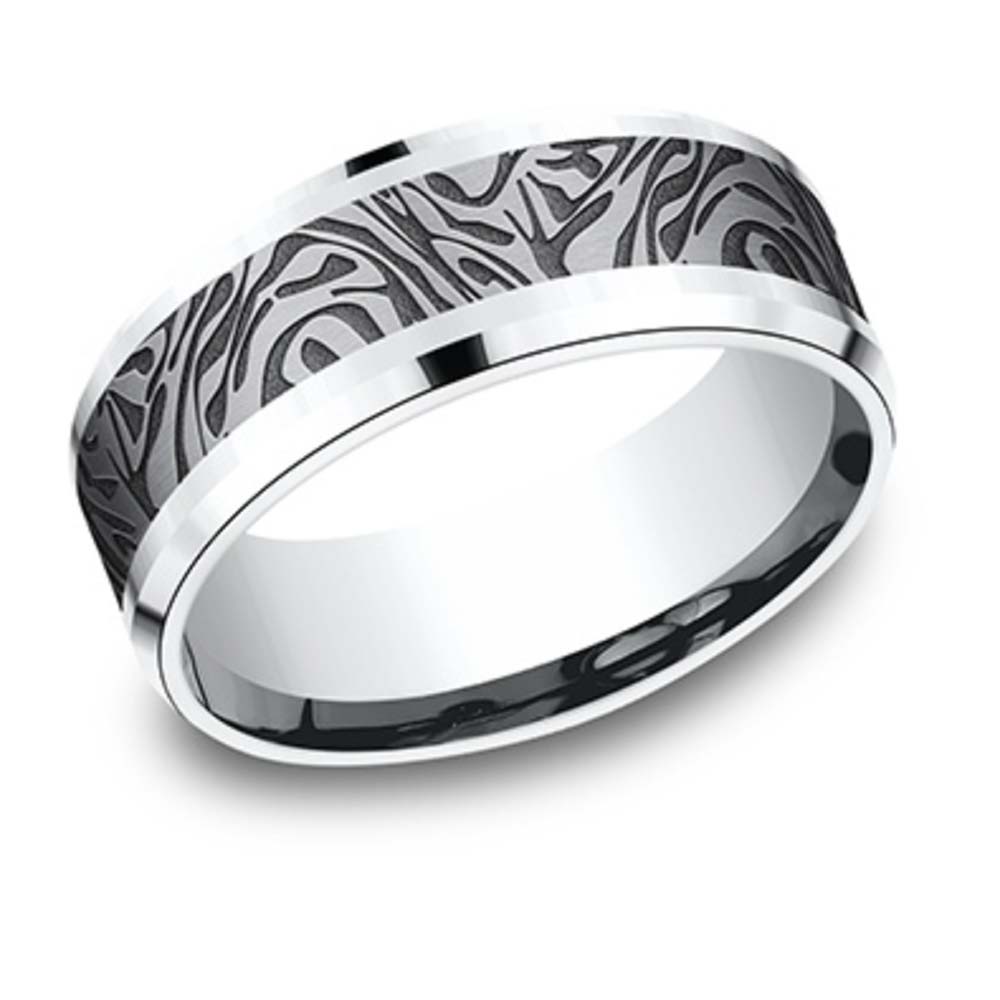 Benchmark Faux Mokume Pattern Band