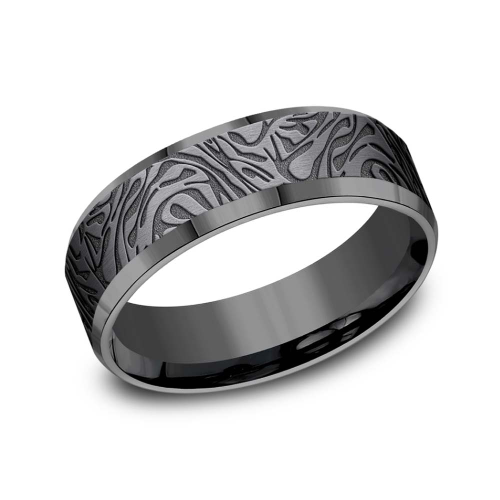 Benchmark 7mm Darkened Tantalum Band