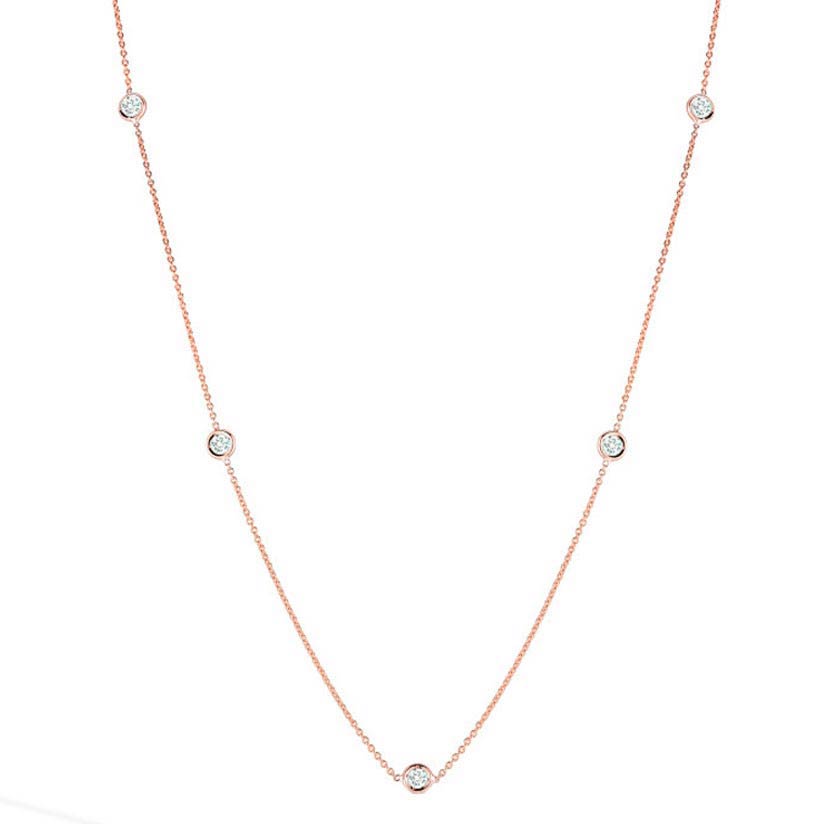 Diamond Station Necklace