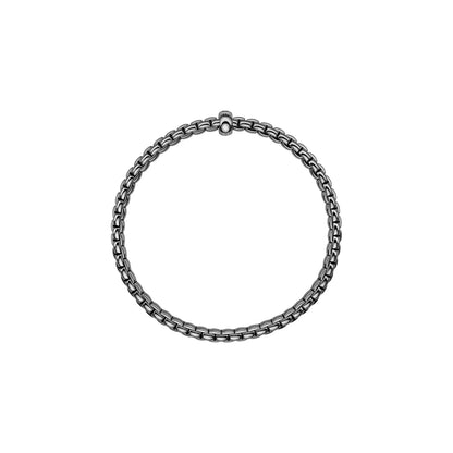 Gold Bracelet with Rhodium Finish