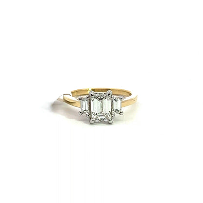 Emerald Cut Engagement Ring