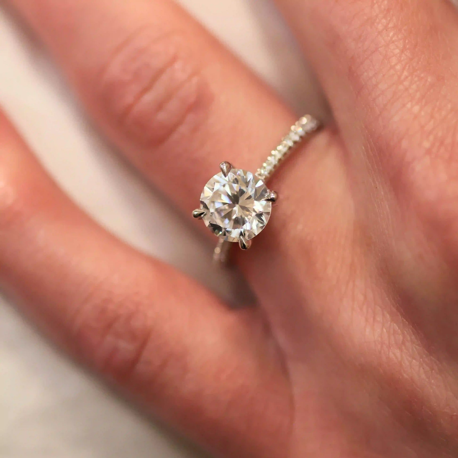 Round Solitaire Engagement Ring