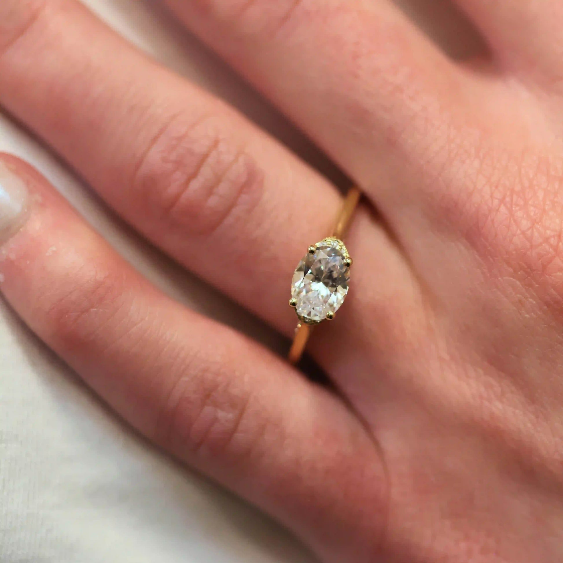 Oval Solitaire Engagement Ring