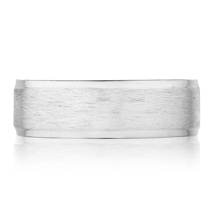 Brushed Finish Wedding Band