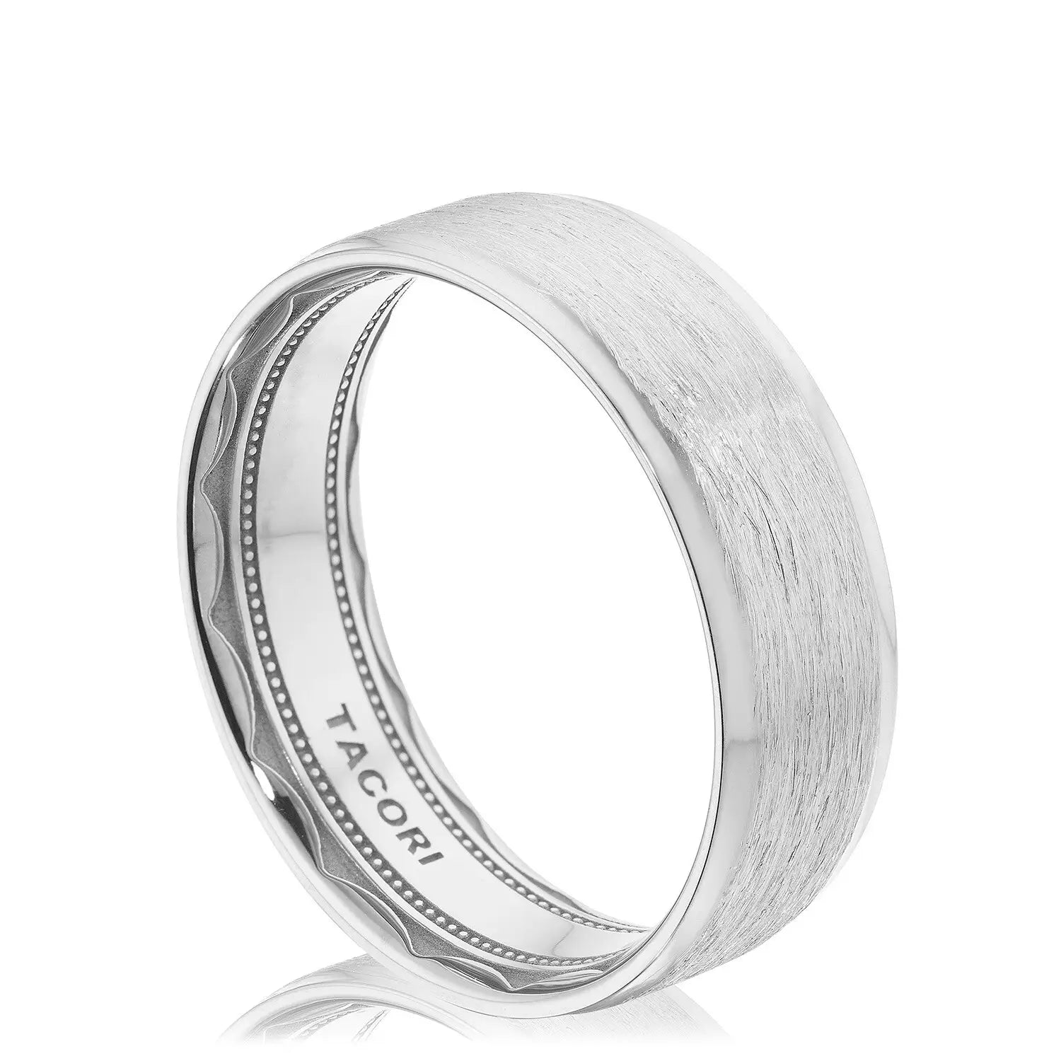 Brushed Finish Wedding Band