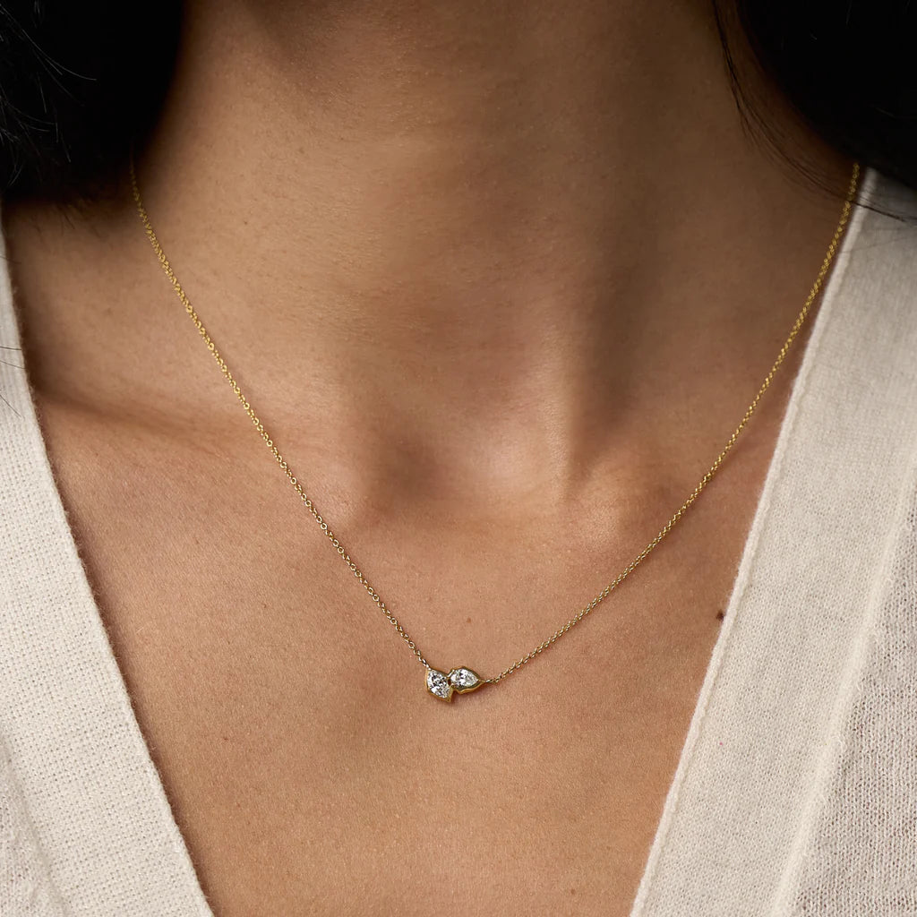 Poppy Two-Stone Pendant