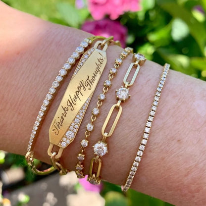 Jade Trau Small Billie ID Bracelet