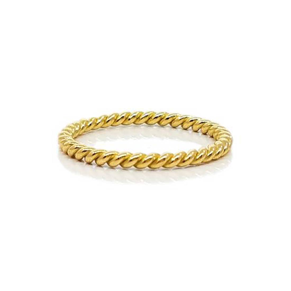 Rope Yellow Gold Band