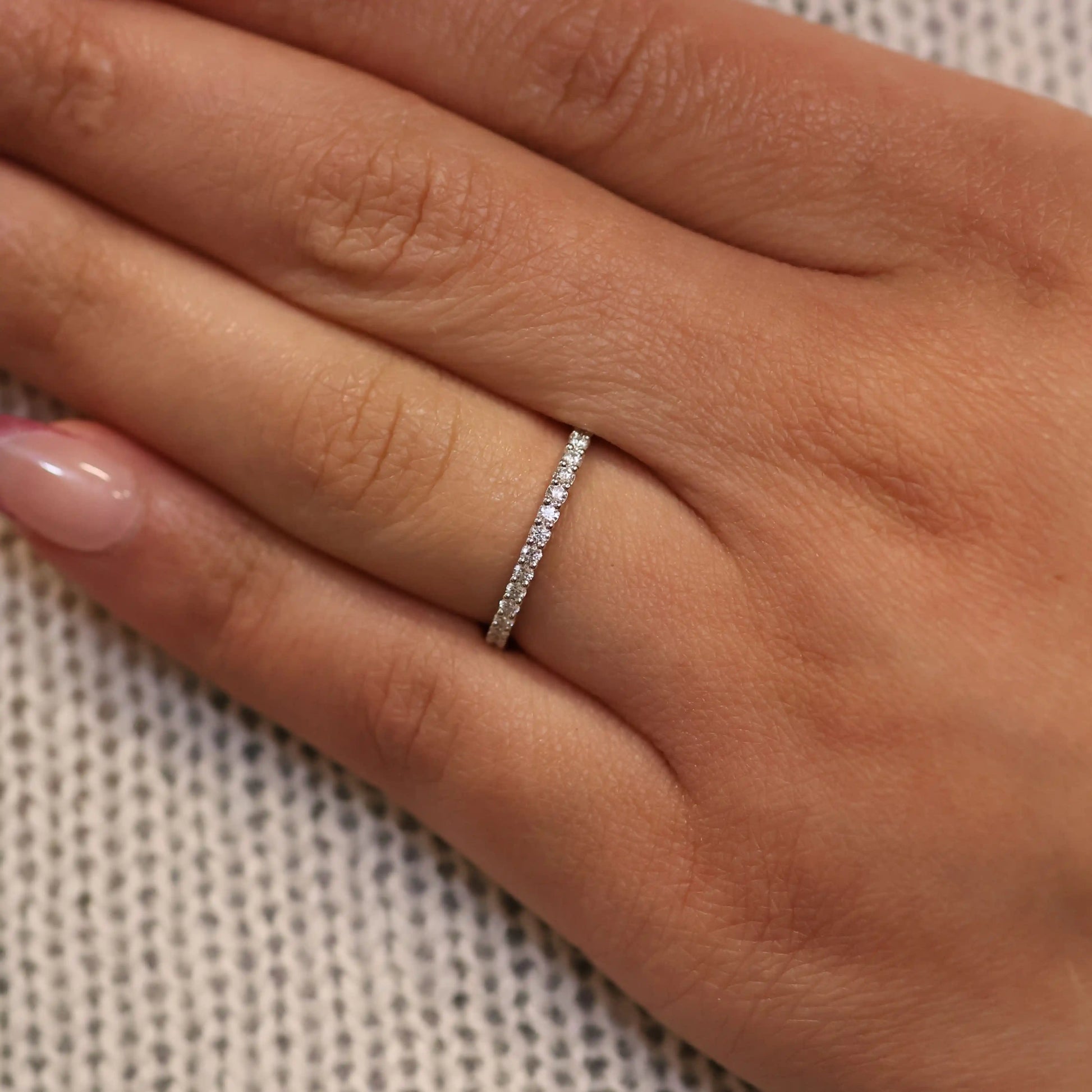 Platinum Signature Eternity Band