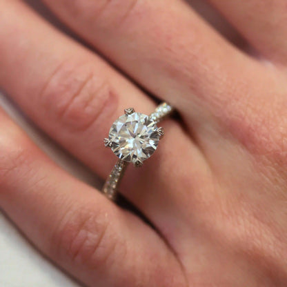 Round Solitaire Engagement Ring