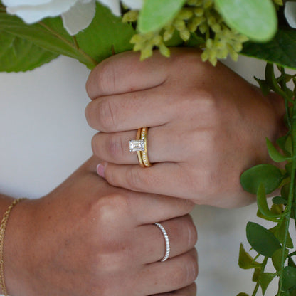 Studio W&H Ava Ring - Emerald