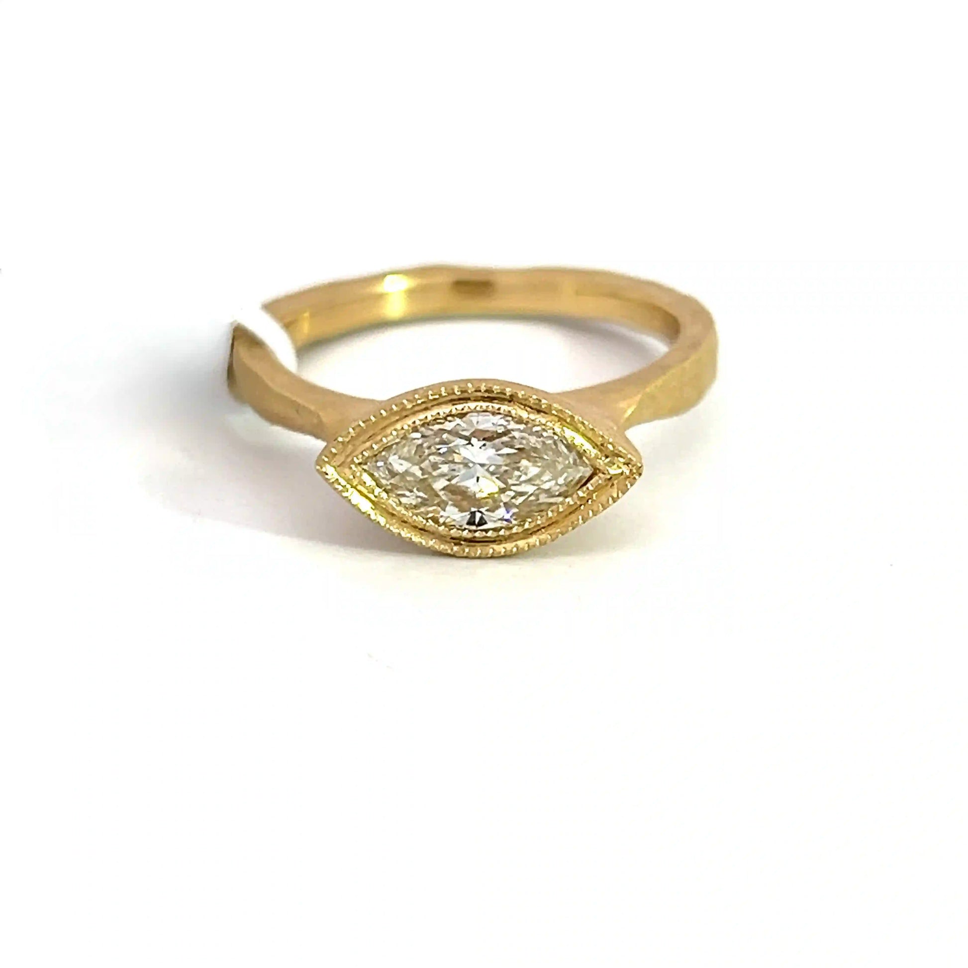 Marquise Diamond Eye Ring