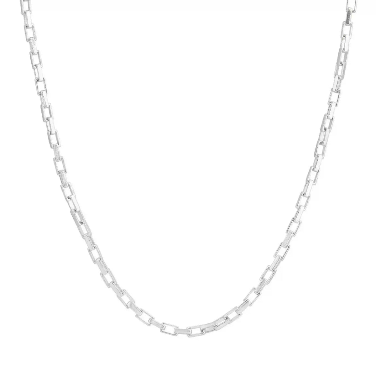 Sterling Silver Link Short Necklace