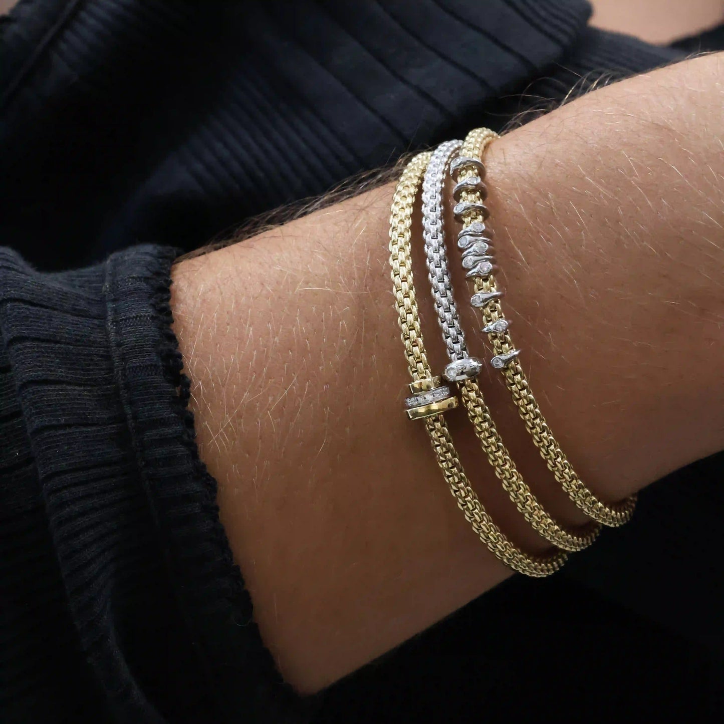 Flex'it Bracelet with Diamonds