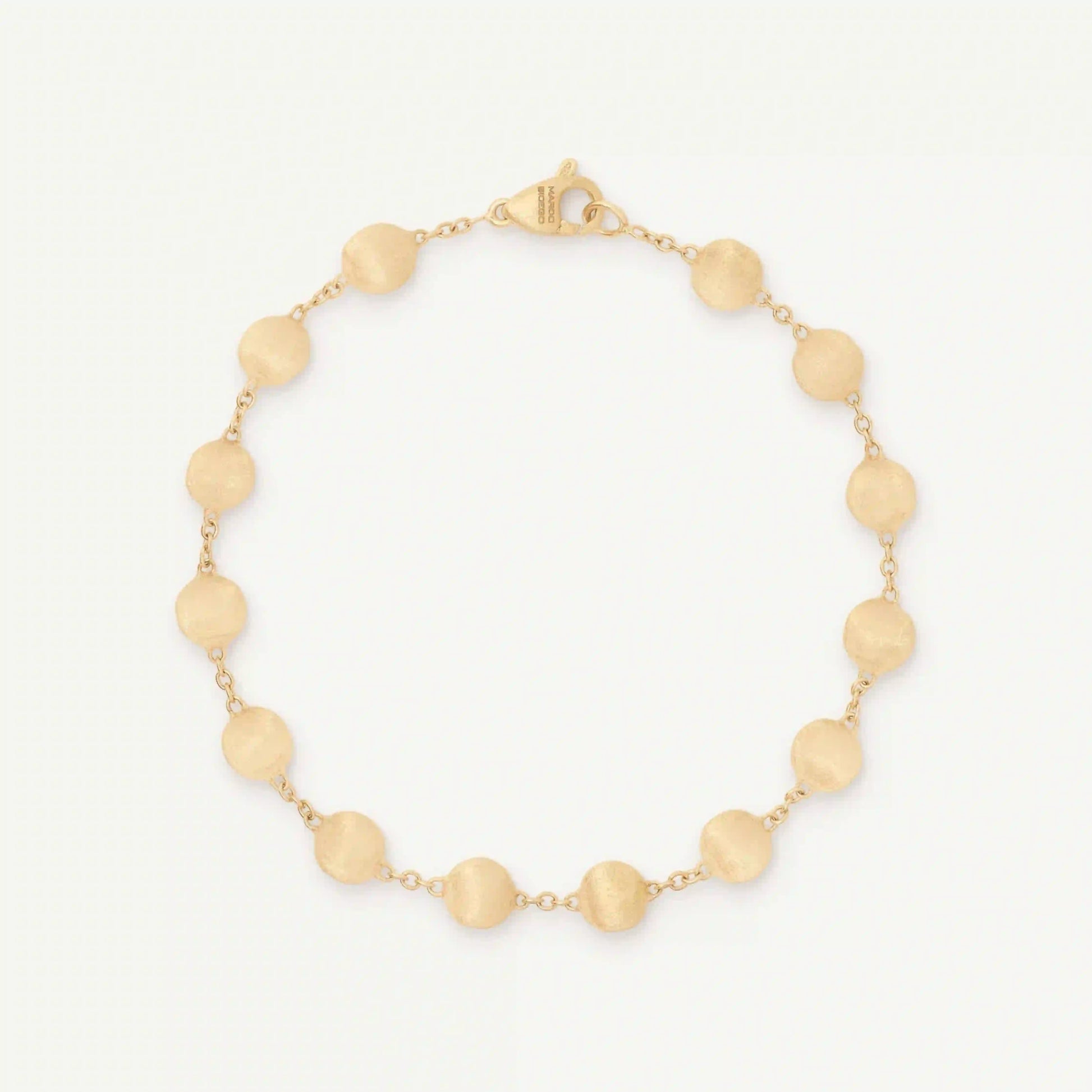 Yellow Gold Bead Bracelet